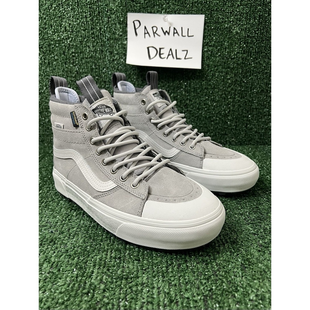 Vans MTE Sk8-Hi Waterproof Insulated Sneakers Gray Men's 7.5 Women's 9